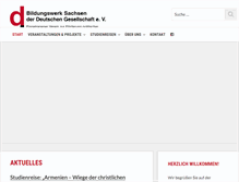 Tablet Screenshot of dg-bildungswerksachsen.org